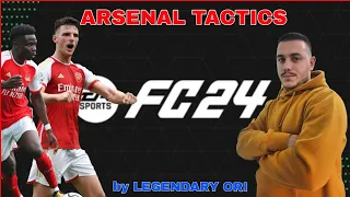 ARSENAL - BEST FORMATION, CUSTOM TACTICS & PLAYER INSTRUCTIONS! EA FC 24