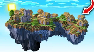 ¿Cómo Seria Minecraft Si Todo el Mundo fuera una ALDEA ISLA?