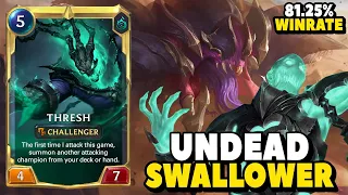 THE UNDYING SWALLOWER IS BROKEN ! - Thresh Nasus Deck - Legends of Runeterra