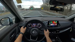 2022 Nissan Rogue POV Test Drive - How is the New 3 Cylinder Engine?