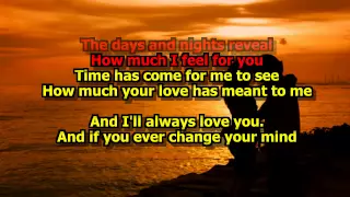 I'll Always Love You - (Karaoke HD) Michael Johnson