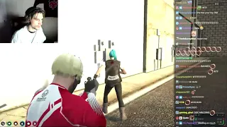 xQc's Hostage Respawn and OOC Malding start Punching X