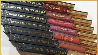 Lade' Liquid Lipsticks! All 7 Shades! Review + Lip Swatches
