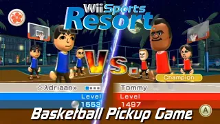 Wii Sports Resort - Basketball Pickup Game: vs Champion Tommy (All Stamps)