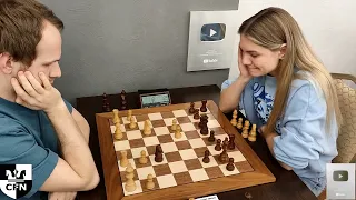 R. Bryzgunov (1613) vs O. Komissarova (1845). Chess Fight Night. CFN. Blitz