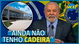 Lula: "Ainda não tenho cadeira" com 100 dias de governo