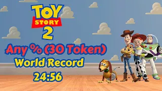 Toy Story 2 - Any% (30 Token) Speedrun in 24:56 (N64 EMU) [World Record]