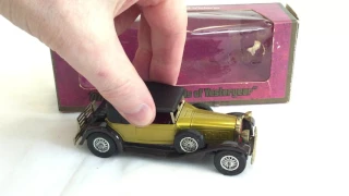 MATCHBOX Models of Yesteryear Y-15 1930 Packard Victoria classic die-cast