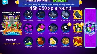 how to get buccaneer paragon/xp easy (45k 950 xp) btd6