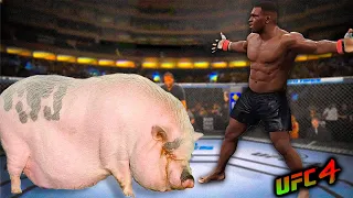 Mike Tyson vs. Super Pig (EA sports UFC 4)