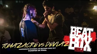 Devlaz vs Tomazacre | 4º de final | Campeonato Nacional Beatbox Chile 2017 |