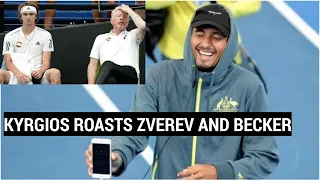 Nick Kyrgios roasts Alexander Zverev and Boris Becker | Zverev party after Adria Tour