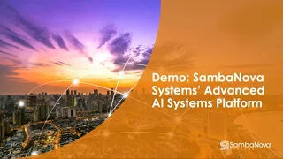 SambaNova Systems Solution Demo