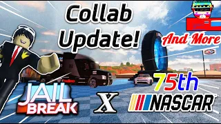 R0BLOX Jailbreak👮‍♂️ NASCAR Collab 2ND (🎇75TH Anniversary)