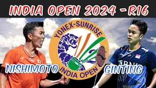 Anthony Sinisuka Ginting (INA) vs Kenta Nishimoto (JPN) | R16 India Open 2024