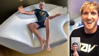 How I Got Logan Pauls $90,000 Couch FOR FREE! (HIS REACTION)