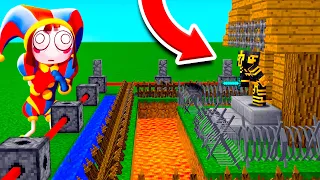 10 HACKS DE CONSTRUCCIÓN PARA DEFENDER TU CASA DE POMNI MUTANTE EN MINECRAFT 😱