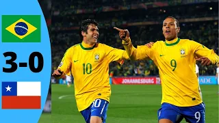 Brazil vs Chile 3-0 | Full Highlights and Goals (World Cup 2010)