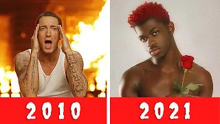 Top 5 Most Liked Music Videos Each Year (2010-2021)