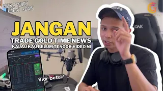 Cara Analysis Gold Untuk News US Session | MAKE FOREX GREAT AGAIN SIRI 1