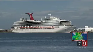 Video: 'Falling out of my seat': Carnival ship tilts at sea after leaving Port Canaveral