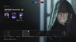 Battlefront 2 - Solo carry with Max Level 1000 Emperor Palpatine in Heroes vs Villains