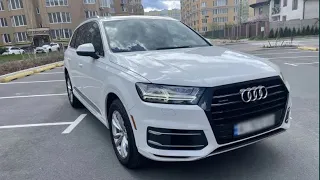 Audi Q7 як перевірити рівень масла в двигуні