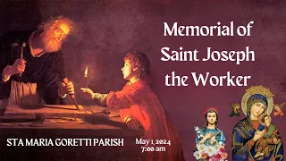 May 1, 2024 / Memorial of Saint Joseph the Worker.