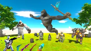 FPS AVATAR vs Mutant Primates Jurassic World 2 - Animal Revolt Battle Simulator