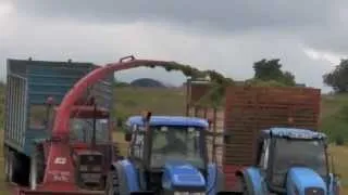 silage 2012 new holland fiatagri 110 90 turbo landini  trailed pit