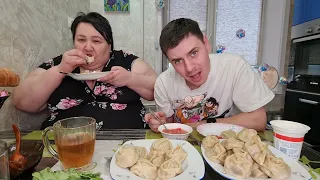 Мукбанг! Mukbang! Покупные манты😋