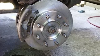 How To Replace Wheel Bearing Hub and Rotor 92 99 Suburban 2500 4WD