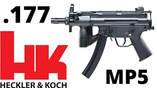 H&K MP5K 4.5mm CO2 Blowback Airgun Unboxing & Review.