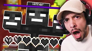 დაძაბული ბრძოლა WITHER -თან *მოკვდი?!* | Minecraft Hardcore #24