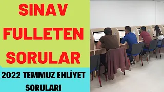 BU SORULARI KAÇIRMAYIN / 2022 TEMMUZ EHLİYET SORULARI / EHLİYET SINAV SORULARI 2022