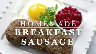 Homemade Breakfast Sausage {sugar free!}