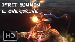 Ifrit Aeon Summon Scene & Hellfire Overdrive | Final Fantasy X HD Remaster
