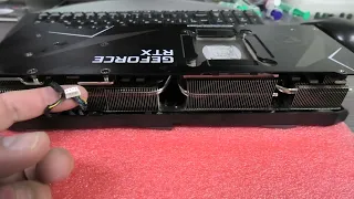 MSI Ventus 3X 3080Ti. Замена термопрокладок. Снижение темпы памяти -30! Майнит 120Mh/s+