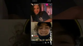 Timothée Chalamet & Selena Gomez live on IG - 24 Oct. 2020