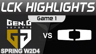 GEN vs DK Highlights Game 1 LCK Spring Season 2024 Gen G vs Dplus KIA by Onivia