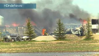 Sparks Egg Farm fire, June 2011, Calgary, Ab - HDindieNews