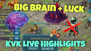 Lords Mobile - BEST MOMENTS on KVK. High IQ moves and crazy reports. Only ONLINE targets/Highlights