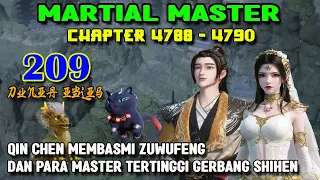 Martial Master Ep 209 Chaps 4788-4790 Qin Chen Memusnahkan Para Master Tertinggi Sekte Kaisar Shihen