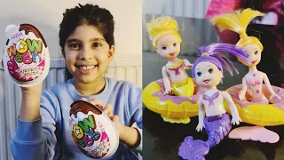 Giant Eggs with Unicorn Horns ! Rainbocorns Surprise Blind Bag Plush Toy Video | NN Kids Fun