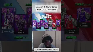 FREE END GAMES AND INVINCIBLES | ALL REWARDS FOR SEASON 9 OF NBA 2K22 MYTEAM