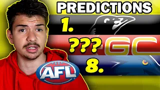 EARLY AFL TOP 8 LADDER PREDICTIONS 2024