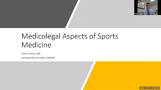 Medicolegal Aspects of Sports Medicine | National Fellow Online Lecture Series