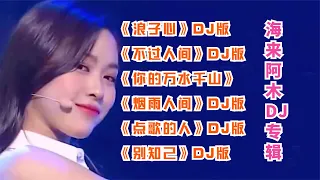 6首海來阿木热门DJ歌曲《浪子心》《不過人間》《煙雨人間》《點歌的人》《別知己》