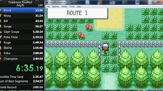 Pokemon FireRed - Any% Speedrun in 2:36:57 (2:29 IGT)
