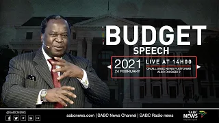 Budget 2021 delivered by Minister of Finance Tito Mboweni